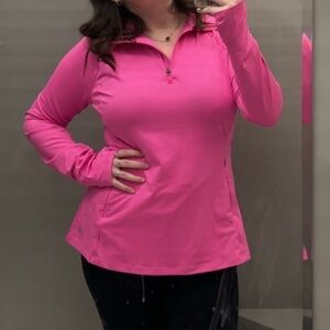 Tek Gear Vibrant Pink Quarter-Zip Performance Pullover